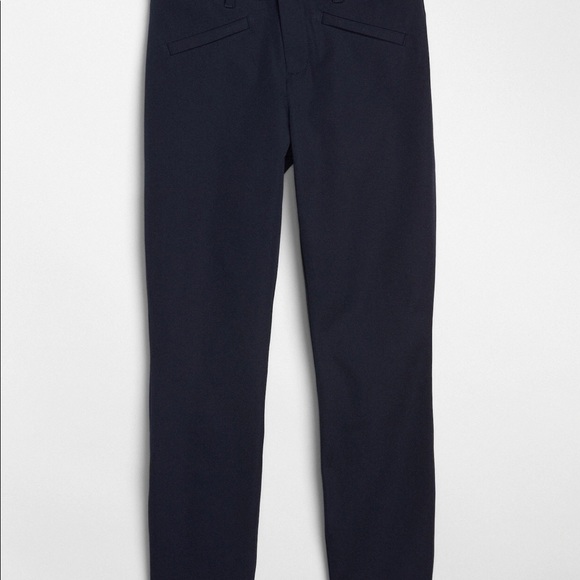 GAP Signature Skinny Ankle Pants in Navy - Picture 5 of 10